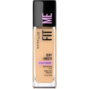 maybelline fit me dewy smooth foundation warm nude