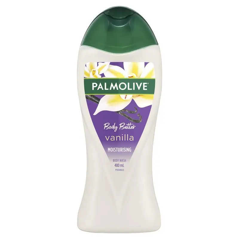 palmolive body butter moisturising body wash vanilla 400ml palmolive body butter moisturising body wash vanilla 400ml