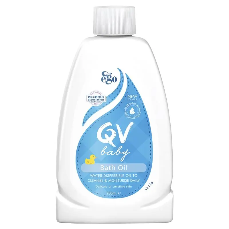 qv baby bath oil 250ml shower & bath oil qv baby bath oil 250ml shower & bath oil