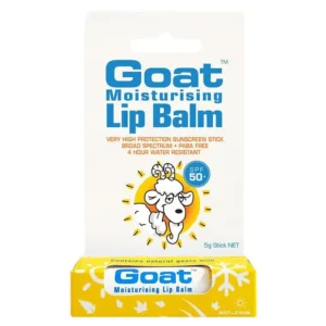 goat moisturising lip balm spf 50 5g